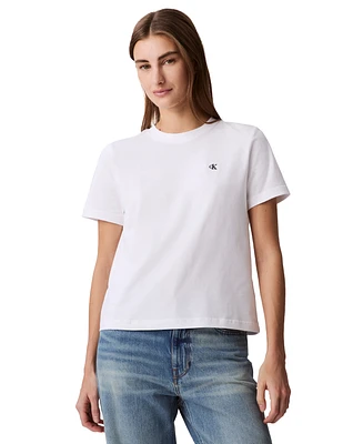 Calvin Klein Jeans Women's Archive Logo Cotton Crewneck T-Shirt