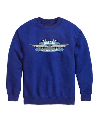 Hybrid Big Boys Nascar Logo Graphic Crew Fleece Sweatshirt