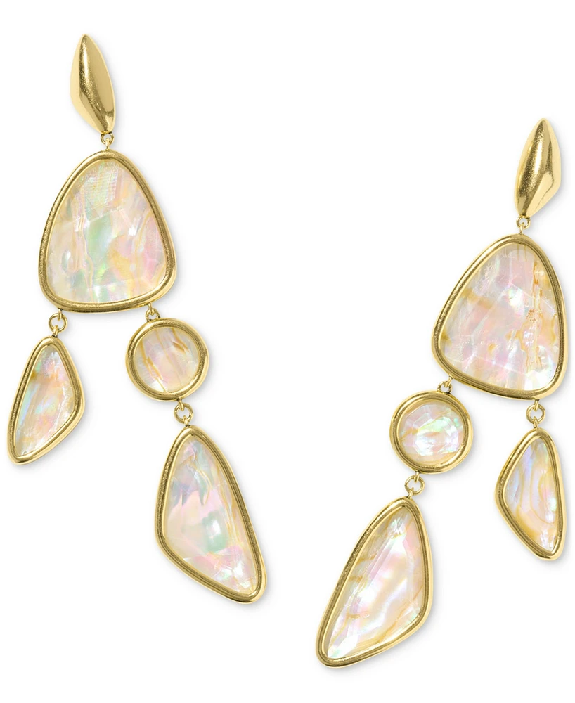 Kendra Scott Margot Gold-Tone Statement Earrings