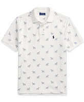 Polo Ralph Lauren Men's Classic-Fit Dog-Print Mesh Shirt
