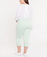 Nydj Plus Marilyn Crop Cuff Denim Jeans