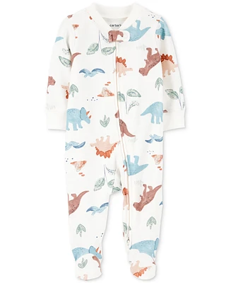 Carter's Baby Boys Cotton Dinosaur Sleep & Play Pajamas