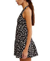 Free People Women's Cecil Sleeveless Halter Mini Dress