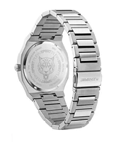 Plein Sport Men's Metronaut Three Hand Quartz Stainless Steel Bracelet Watch, 42mm