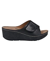 Gc Shoes Women's Annora Embellished Wedge Sandals