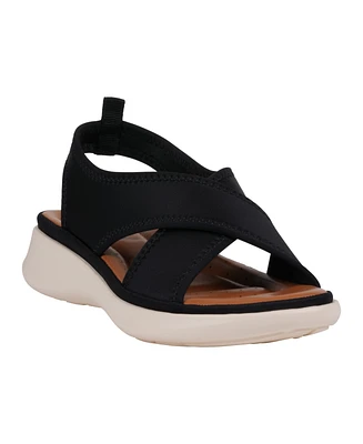 Gc Shoes Women's Nixie Stretch Lycra Wedge Sandals