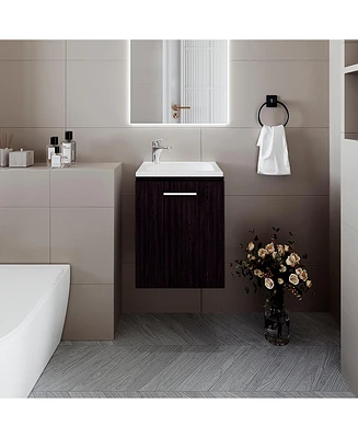 Haigleer Creek Bathroom Vanity with Integrated Sink and Faucet