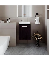 Haigleer Creek Bathroom Vanity with Integrated Sink and Faucet