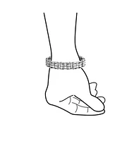 Bling Jewelry Heavy Bicycle Chain Bike Link Bracelet Stainless Steel