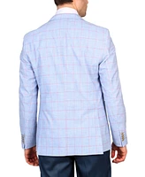 Tailorbyrd Men's Melange Windowpane Sportcoat