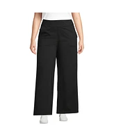 Lands' End Plus Active Hi Impact High Rise Wide Leg Pants