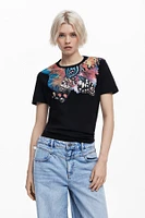 Desigual Women's T-shirt designed by Mr. Christian Lacroix