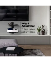 ProMounts Durable Double Glass Av Wall Shelf, Supports up to 36lbs