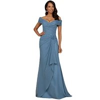 Lara Women's Off Shoulder Elegant Chiffon Gown