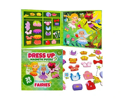 Quokka Magnetic Dress-Up Dolls for Girls Boys with 35 Pieces - Creative Play Set Home or Travel