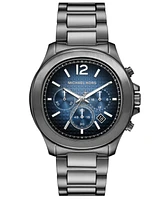Michael Kors Men's Sage Chronograph Gunmetal Stainless-Steel Watch, 44mm