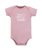 Hudson Baby Girls Cotton Bodysuits