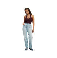 Cotton On Women's Curvy Stretch Straight Jean