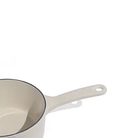 Made Enameled Cast Iron 2-Quarts Saucepan with Lid