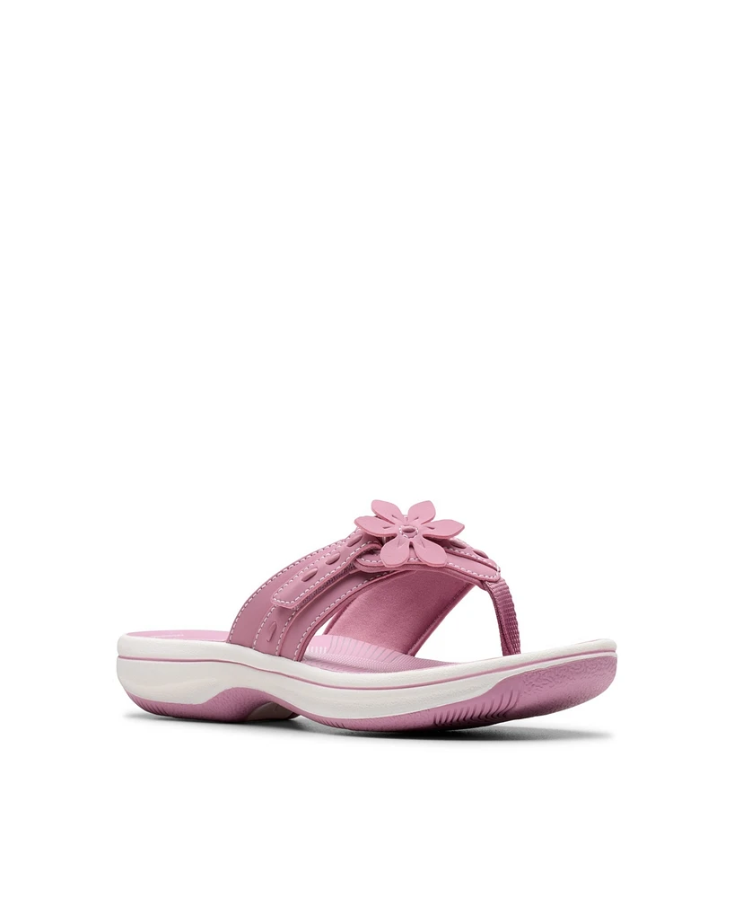 Clarks Cloudsteppers Women's Breeze Opal Slip-On Sandals