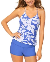 Raisins Juniors Noumea Tankini Top Surf Boy Shorts Swim Bottoms