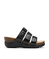 Clarks Collection Women's Calenne Lily Wedge Sandals