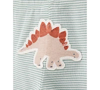 Carter's Baby Boys 3-Pc. Cotton Dinosaur Little Character Set