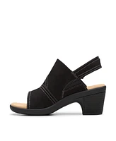 Clarks Collection Women's Emily2 Mist Block Heel Sandals