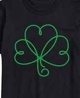Airwaves Men's St Patrick's Day Clover Short Sleeve T-Shirt