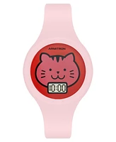 Armitron Kid's Quartz Happy Pals Pink Silicone Watch, 30mm
