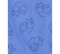 Carter's Baby Boys Hermit Crab-Print Cotton Romper