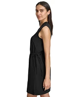 Calvin Klein Women's Elastic-Waist Commuter Dress