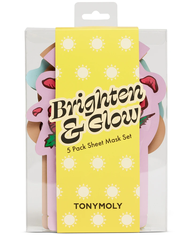 Tonymoly 5-Pc. Brighten & Glow Sheet Mask Set