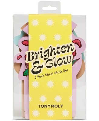 Tonymoly 5-Pc. Brighten & Glow Sheet Mask Set