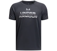 Under Armour Big Boys Tech Split Wordmark Graphic Short-Sleeve T-Shirt