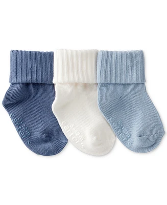 Carter's Baby Boys 3-Pk. Gripper Socks