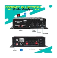 Pyle Compact Bluetooth Power Amplifier with Usb & Sd Readers - PFA220BT