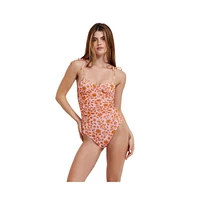 Flirrt Gottex Women's Flirtt Lolita Underwire Balconette One Piece Swimsuit