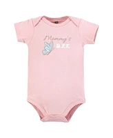 Hudson Baby Girls Cotton Bodysuits, Unicorn Dream World