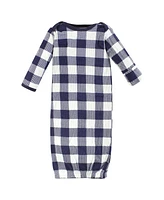 Hudson Baby Boys Thermal Gown 3pk, Football