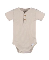 Gerber Baby Boys Henley Bodysuit and Shorts Set