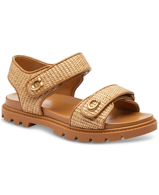 Coach Women's Brynn Straw Sandals