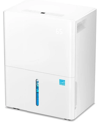 Zafro 50-Pint Dehumidifier, 4000 Sq. Ft. for Large Rooms, Auto Shutoff, Built-in Pump, 6.5L (1.7 Gal) Tank, Adjustable Humidity 30-80% Rh, R32 Refrige