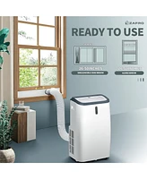 Zafro 12,000 Btu Portable Air Conditioner, 3-in-1 Ac Unit for Cooling, Dehumidifying & Fan, Cools Rooms up to 550 Sq. Ft, with Remote Control, 24H Tim