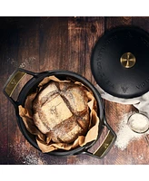 Victoria Signature Series 6 Qt Cast Iron Dutch Oven with Lid