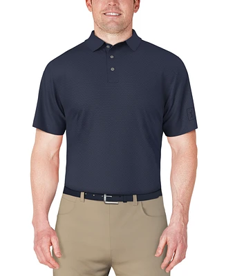 Pga Tour Men's Micro-Jacquard Polo Shirt
