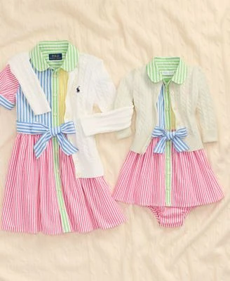 Polo Ralph Lauren Baby Toddler Little Big Girls Sibling Matching Moment