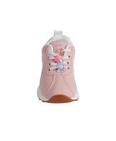 Bebe Toddler Girls Lace Charms Metallic Logo Shoe