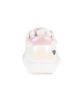 Bebe Toddler Girls Printed Flower Lining with Charms Sneakers