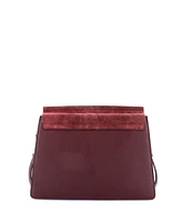 Pre-Owned Chloe Medium Faye Shoulder Bag Leather and Suede